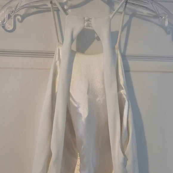 Madison James Elegant White Wedding Dress